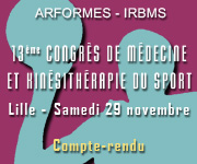 Compte-rendu du Congr�s IRBMS - ARFORMES 2008