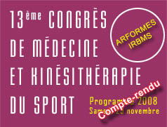 Congr�s ARFORMES IRBMS 2008
