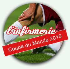 L'infirmerie de la coupe du monde de football