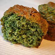 Muffins aux �pinards