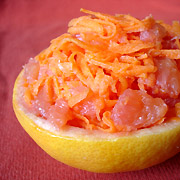 Recette sportive : salade de carottes au pamplemousse