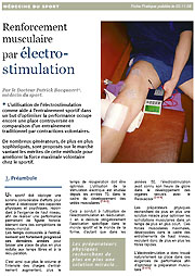 Fiche pratique : Electrostimulation, 7 pages, 240 Ko