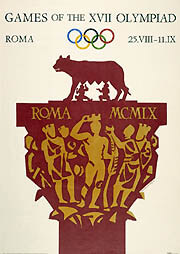 Affiche des Jeux Olympiques de Rome, 1960