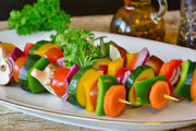 Brochettes de légumes