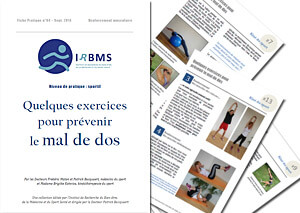 Fiche pratique : Exercices pour prévenir le mal de dos