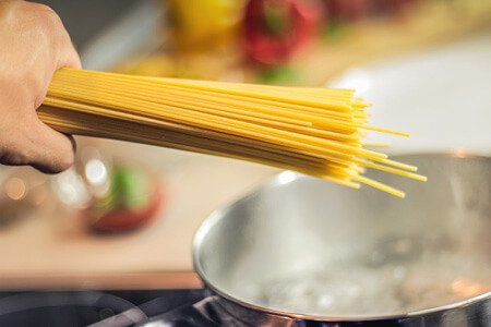 La cuisson des pâtes al dente