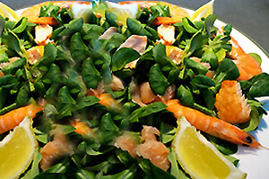 Salade de mâche nordique