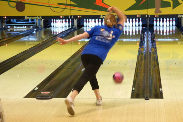 Le bowling, le bras