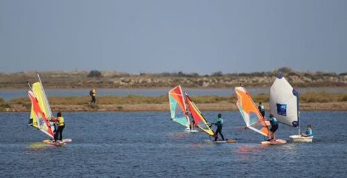 Soleil et sport nautique