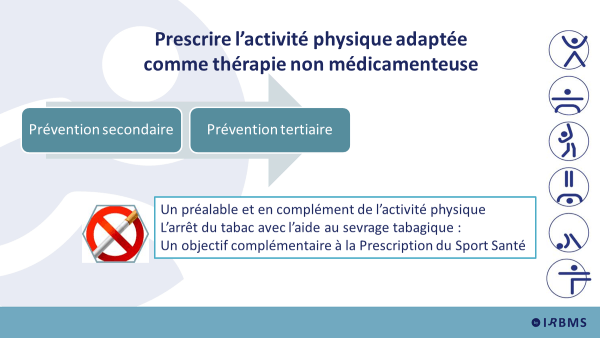 Prescrire l'APA comme thérapie non médicamenteuse