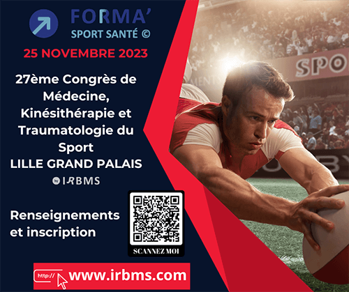 Forma' Sport Santé : Congrès IRBMS, 25 novembre 2023