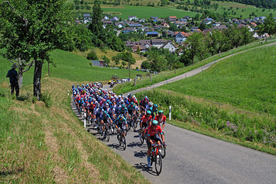 Cyclistes sous la chaleur
